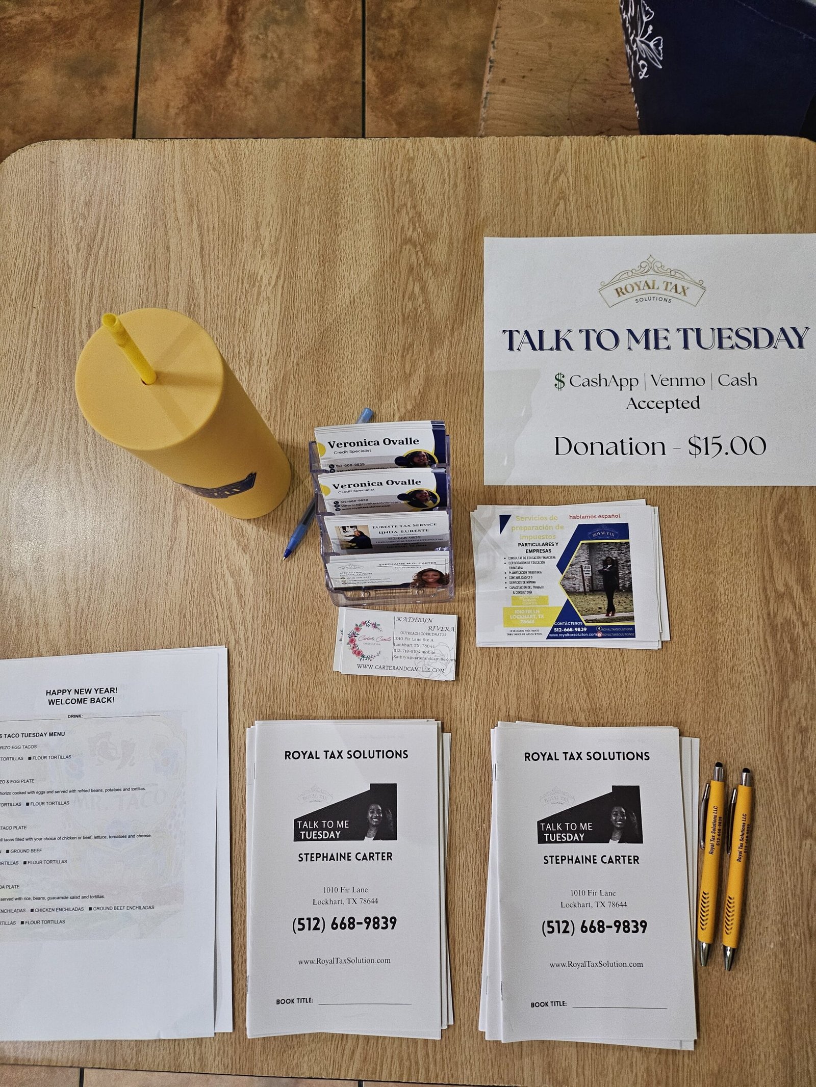 Behind the scenes of a Talk To Me Tuesday recording